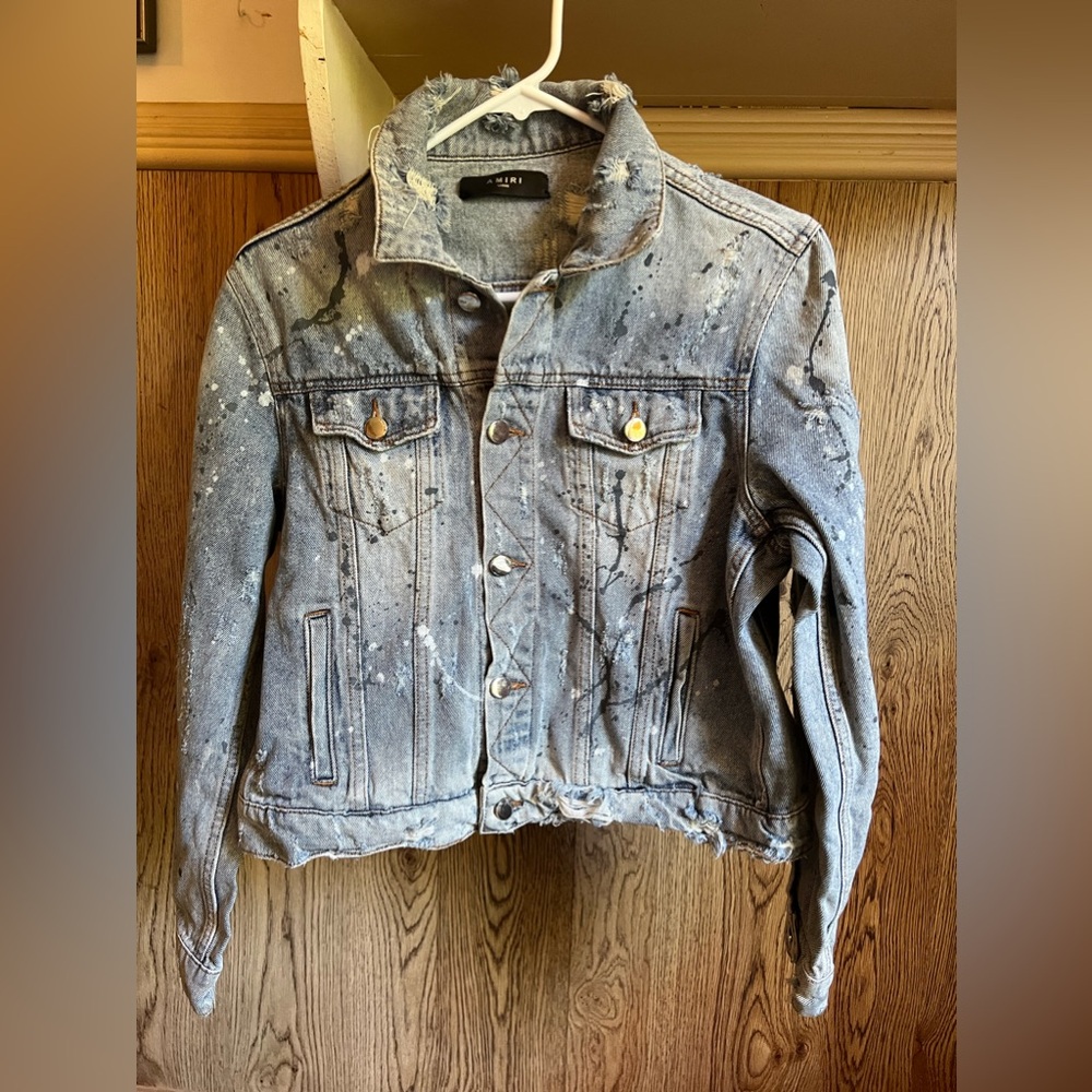 Amiri painters trucker denim jacket